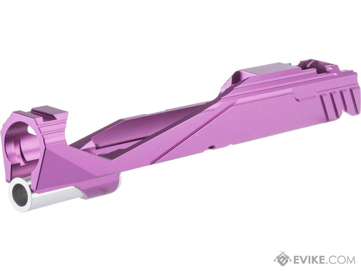 Edge Airsoft Custom CNC Giga Slide for Tokyo Marui Hi-Capa Airsoft Pistols (Color: Purple)