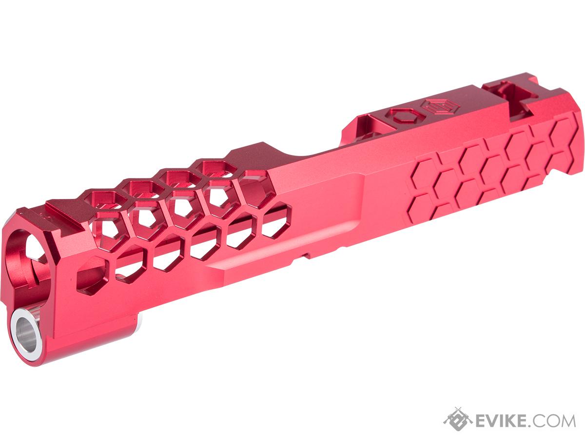 EDGE Airsoft HIVE Custom 4.3 Slide for Tokyo Marui Hi-Capa Airsoft Pistols (Color: Red)