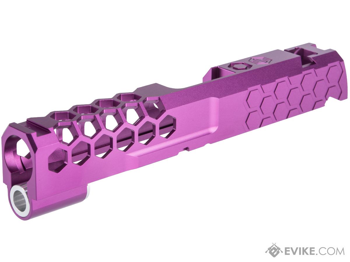 EDGE Airsoft HIVE Custom 4.3 Slide for Tokyo Marui Hi-Capa Airsoft Pistols (Color: Purple)