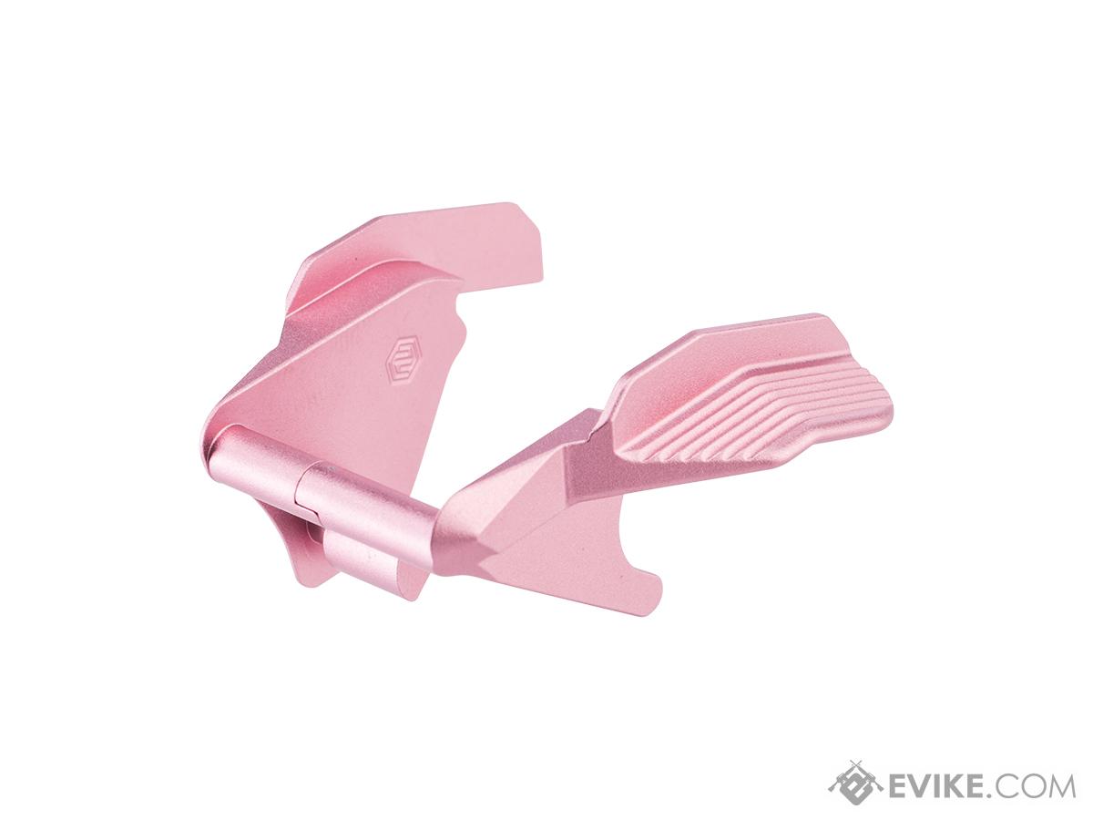 EDGE Custom Albatross V2 CNC Ambidextrous Thumb Safeties for Hi-CAPA & 1911 Gas Blowback Airsoft Pistols (Color: Pink)