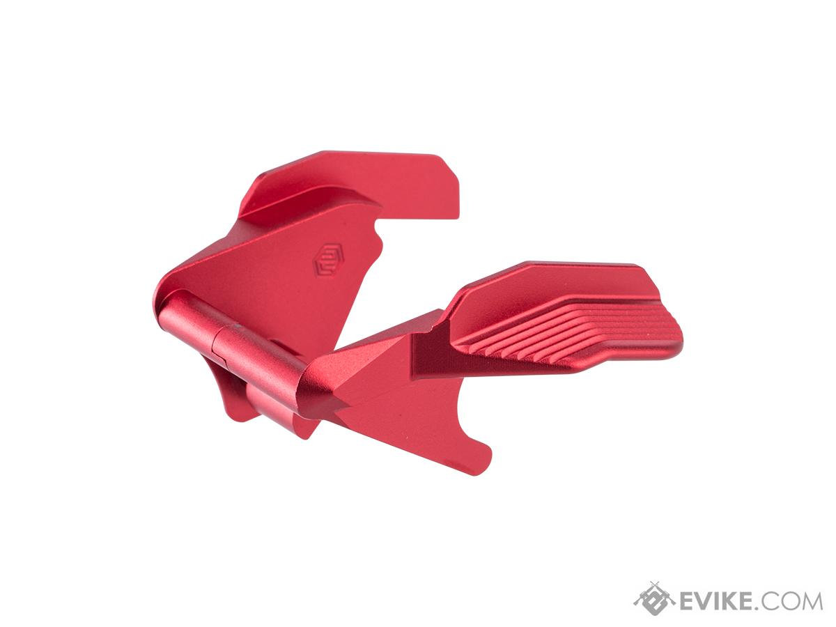 EDGE Custom Albatross V2 CNC Ambidextrous Thumb Safeties for Hi-CAPA & 1911 Gas Blowback Airsoft Pistols (Color: Red)