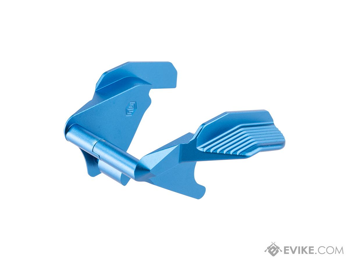 EDGE Custom Albatross V2 CNC Ambidextrous Thumb Safeties for Hi-CAPA & 1911 Gas Blowback Airsoft Pistols (Color: Blue)