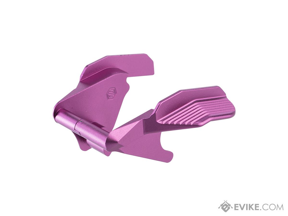 EDGE Custom Albatross V2 CNC Ambidextrous Thumb Safeties for Hi-CAPA & 1911 Gas Blowback Airsoft Pistols (Color: Purple)