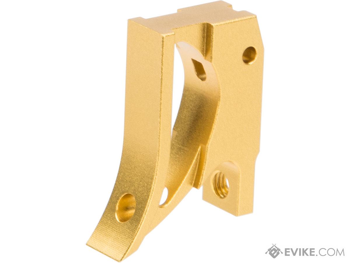 EDGE Airsoft Aluminum Trigger for Hi-CAPA / 1911 Gas Blowback Airsoft Pistols - Type 2 (Color: Gold)