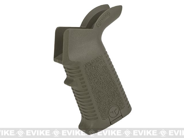 ARES Amoeba Airsoft Type-1 Ergonomic Motor Grip for M4/M16 Airsoft AEG Rifles (Color: Dark Earth)