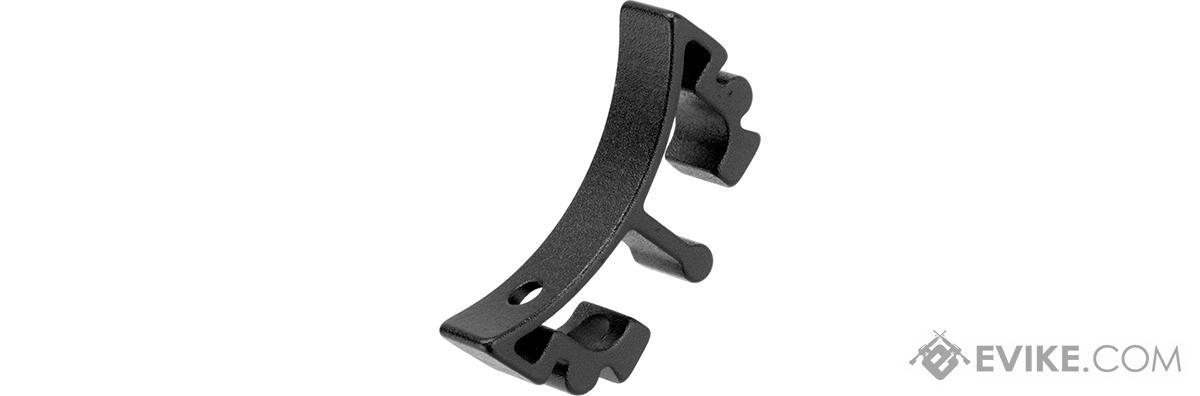 Airsoft Masterpiece Aluminum Puzzle Trigger - Curved Long (Color: Black)