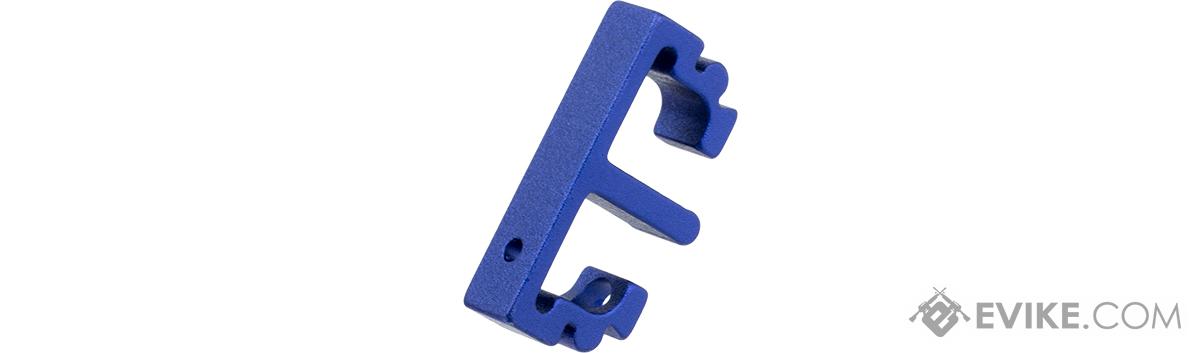 Airsoft Masterpiece Aluminum Puzzle Trigger - Flat Short (Color: Blue)