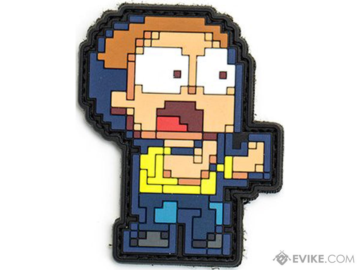 Aprilla Design PVC IFF Hook & Loop 8-Bit Series Patch (Model: Morty)