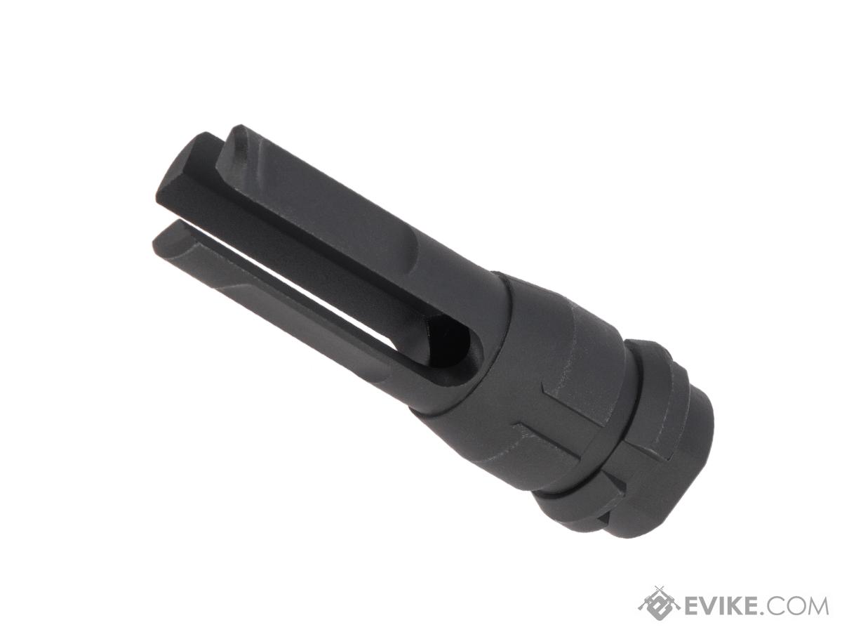 APS Metal 3 Prong Flash Hider for 14mm Negative Threaded Outer Barrels