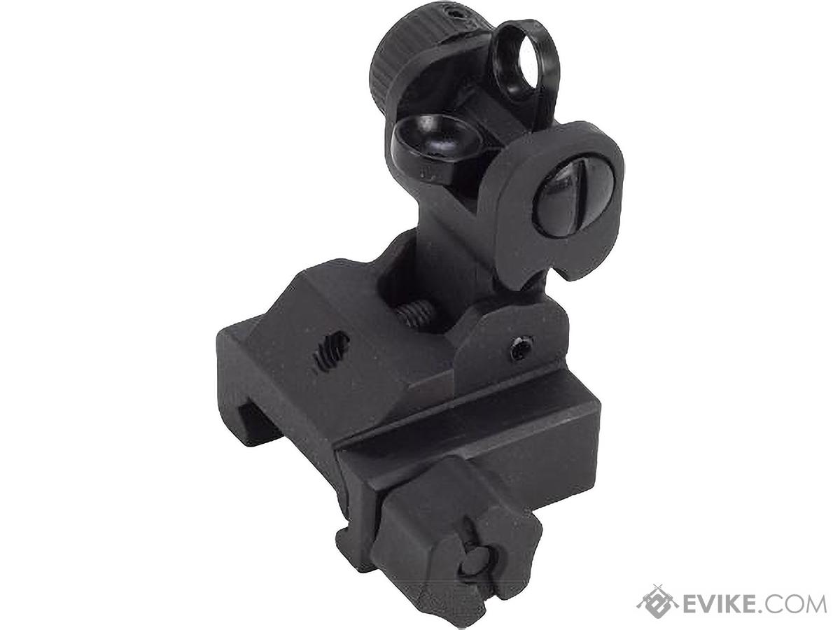 APS Battle Type QD Folding Rear Sight for Airsoft AEG, Accessories ...