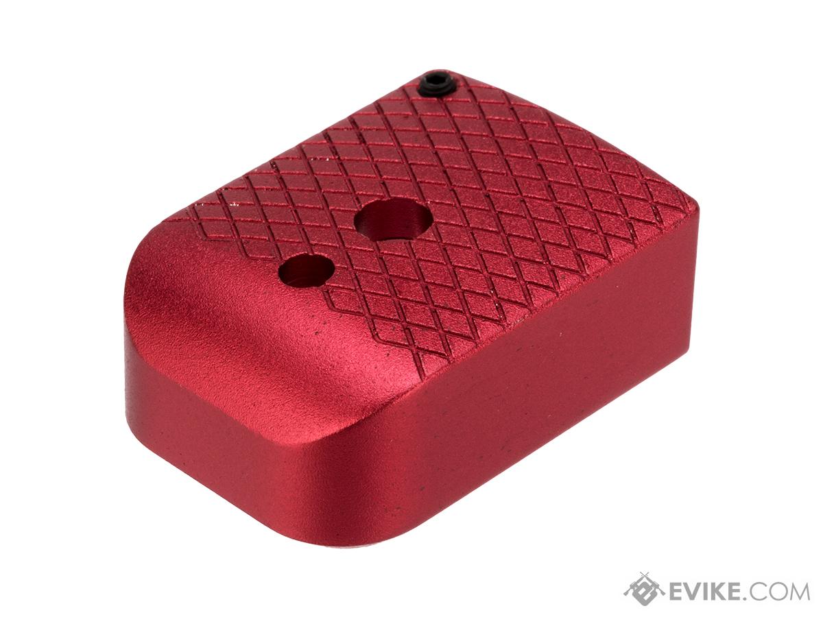 5KU Type-4 Aluminum Magazine Base for 5.1 Hi-Capa Series Airsoft GBB Pistol Magazines (Color: Red)