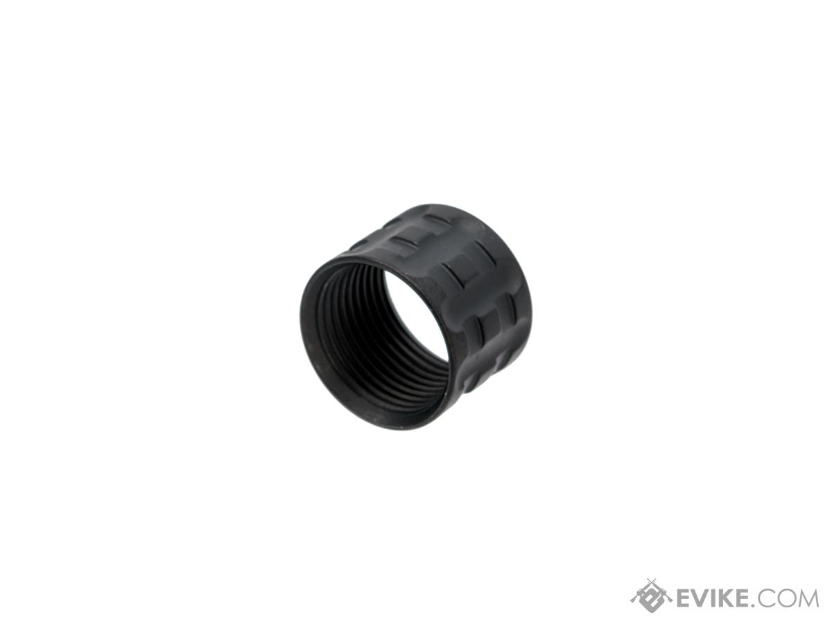 APS CNC Machined Aluminum 14mm Negative Thread Protector (Color: Black / T-Type)