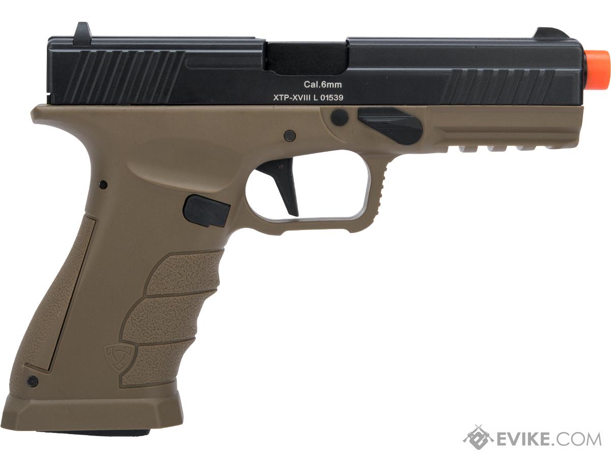 APS XTP Gas Blowback Airsoft Pistol (Color: Desert / Green Gas ...