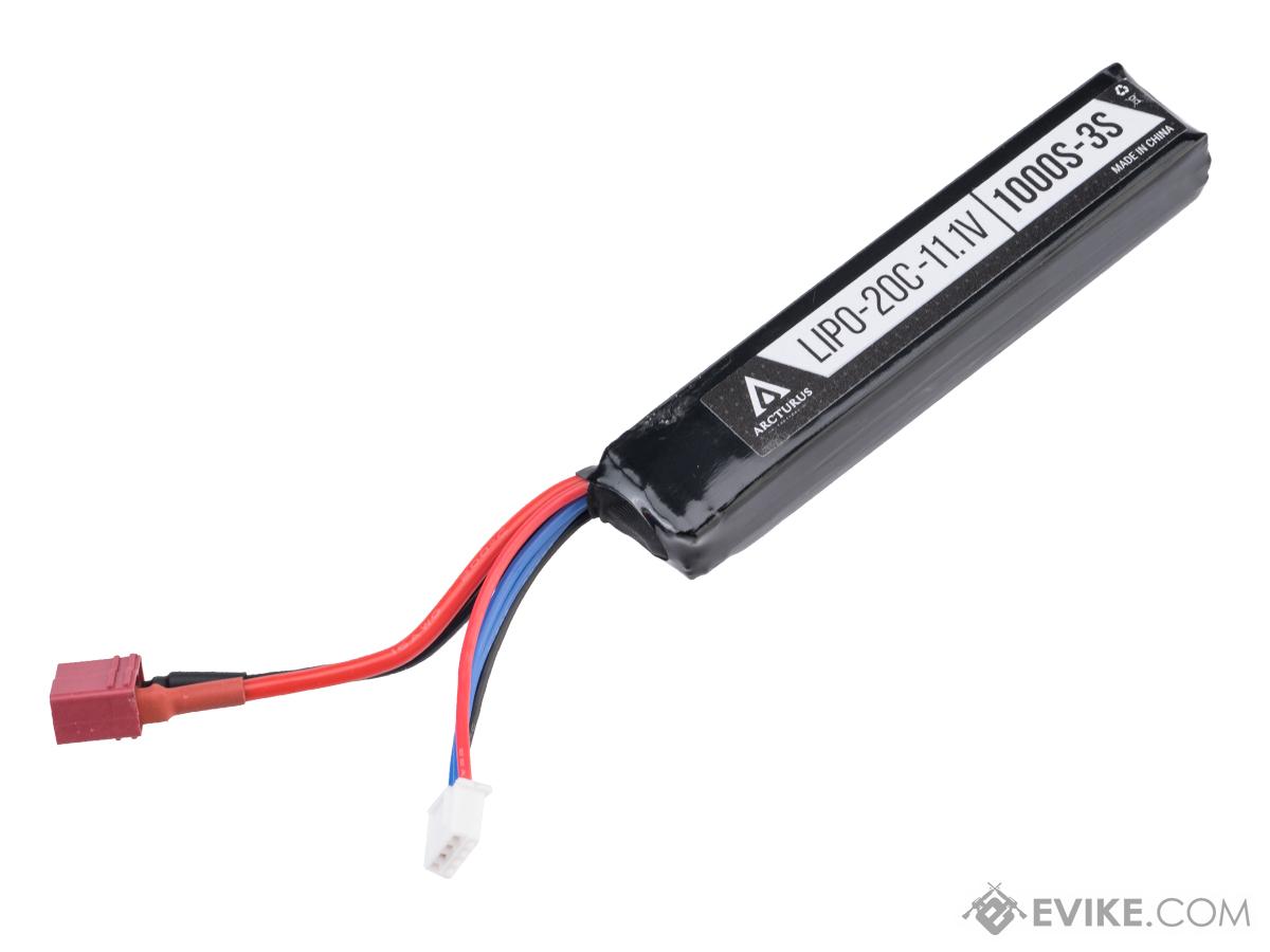 Arcturus High Performance 11.1V Stick Type Airsoft LiPo Battery (Model: 1000mAH / 20C / Deans)