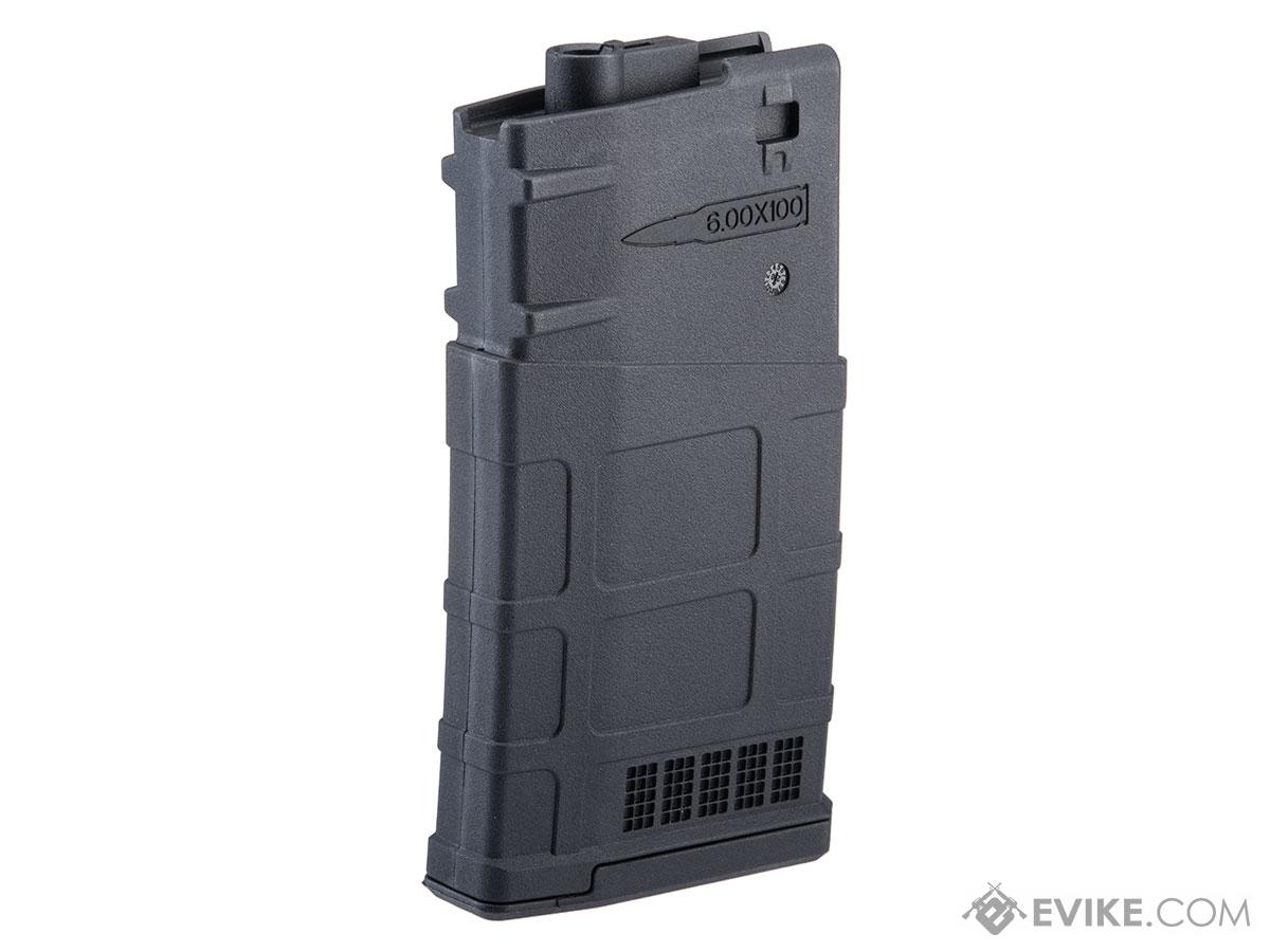 Ares 130rd Polymer Mid-Cap Magazine for Ares SR-25 / AR308 Series Airsoft AEG Rifles (Color: Black / 5-Pack)