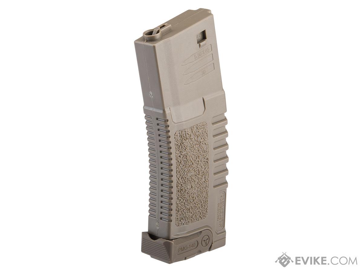 ARES Amoeba 140rd High Grade Mid-Cap Magazine for M4/M16 Series Airsoft AEG Rifles (Color: Dark Earth / Single Magazine)