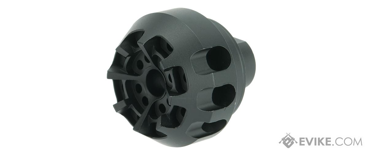 ARES AM-016 Metal Muzzle Break for Airsoft AEG Rifles - 14mm Positive