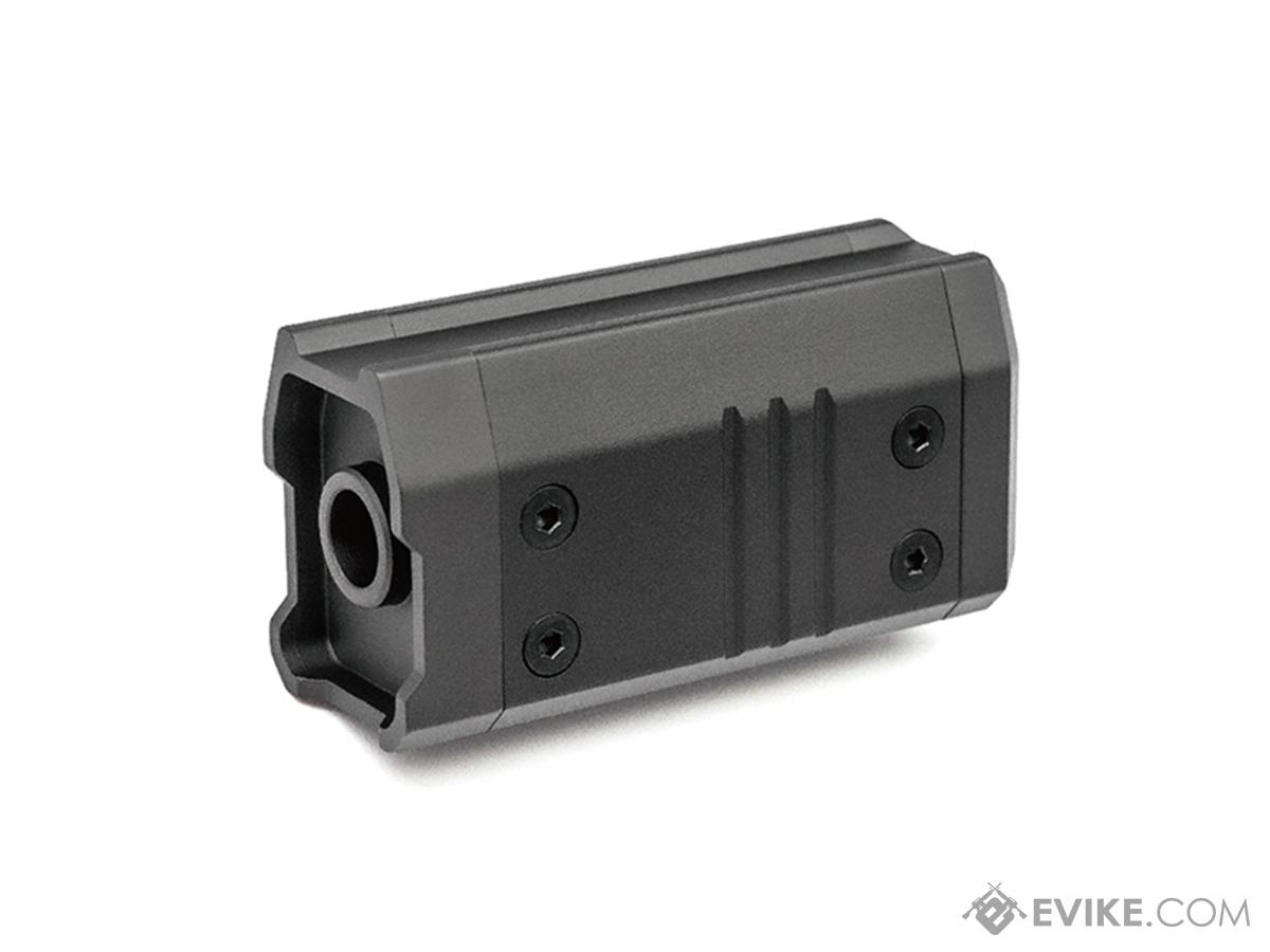 ASG 14mm Negative Barrel Extension for AAP-01 Gas Blowback Airsoft Pistols (Model: Short / Black)