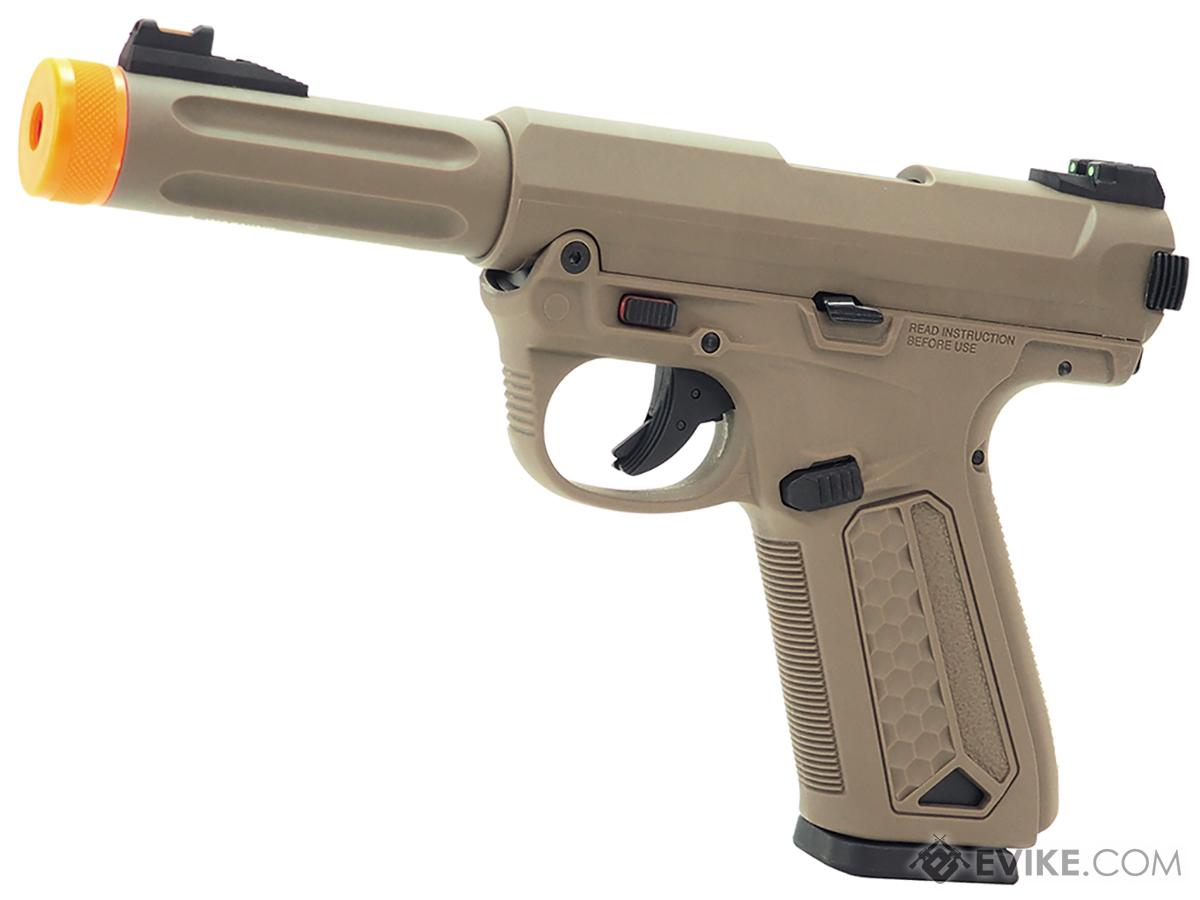 Action Army Aap 01 Assassin Airsoft Gas Blowback Pistol Color Tan