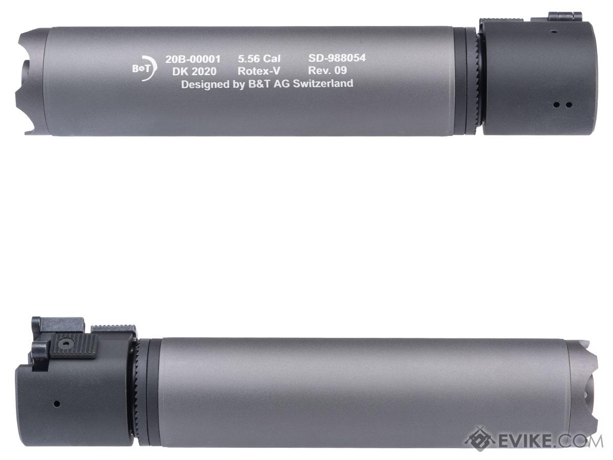 ASG B&T Licensed Rotex-V QD Mock Suppressor (Color: Grey / Full Size ...