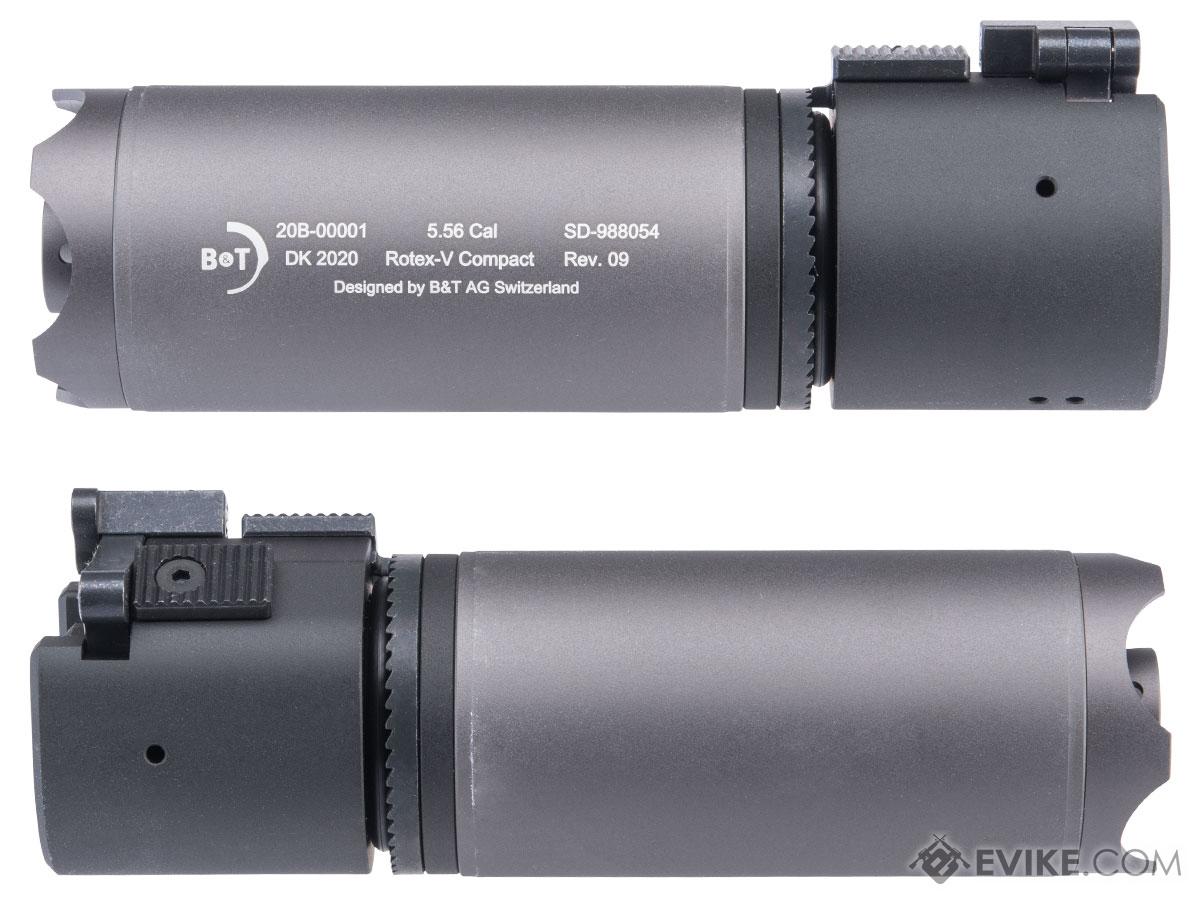 ASG B&T Licensed Rotex-V QD Mock Suppressor (Color: Grey / Compact ...