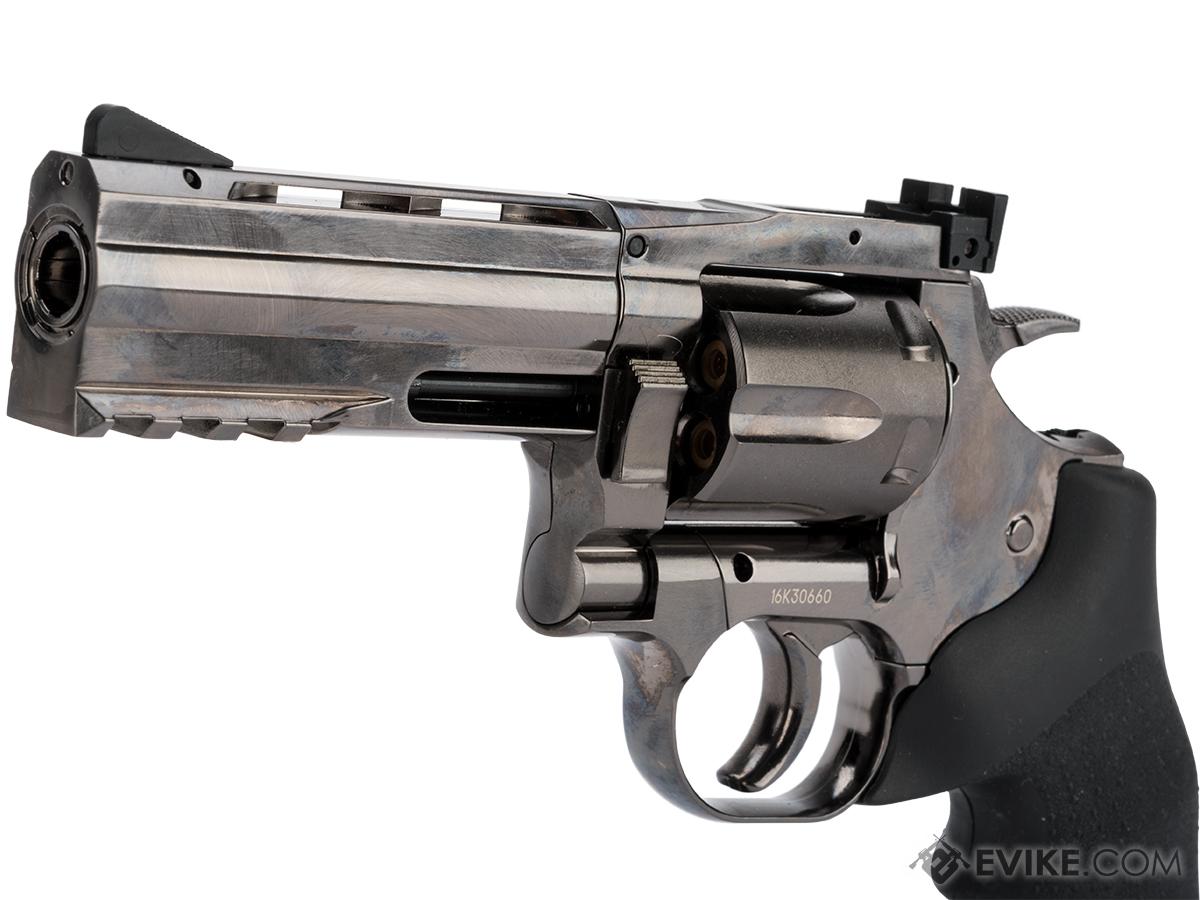 Asg Dan Wesson 715 Co2 Powered 4 5mm Airgun Revolver Color Silver 4