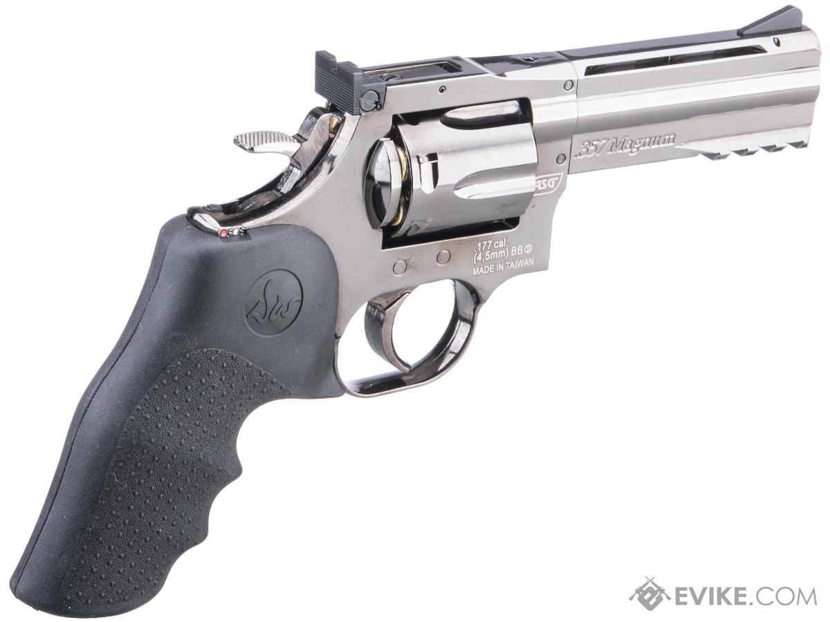 ASG Dan Wesson 715 CO2 Powered 4.5mm Airgun Revolver (Color: Steel Grey /  4