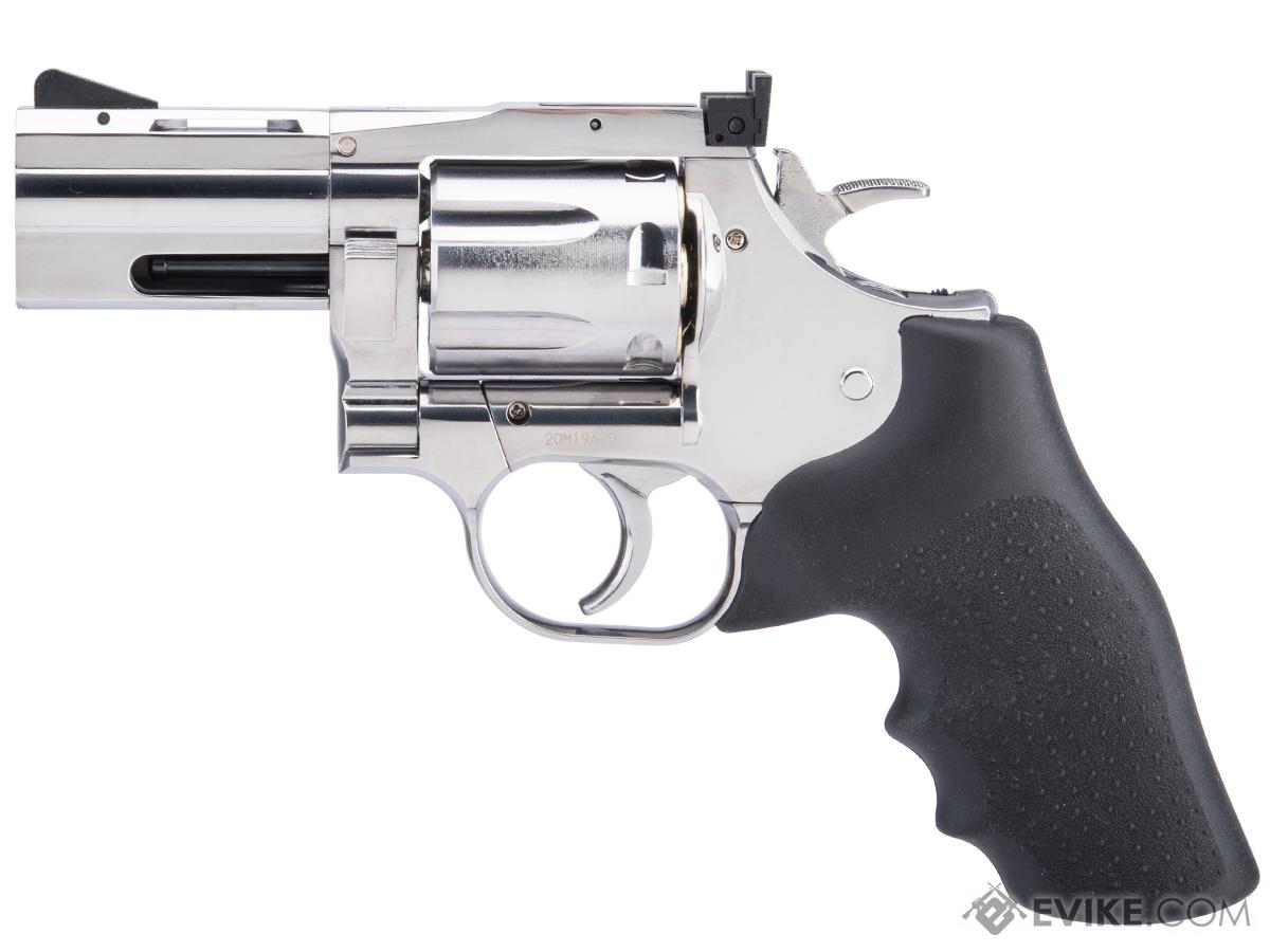 ASG Dan Wesson 715 CO2 Powered 4.5mm Airgun Revolver (Color: Silver / 2 ...