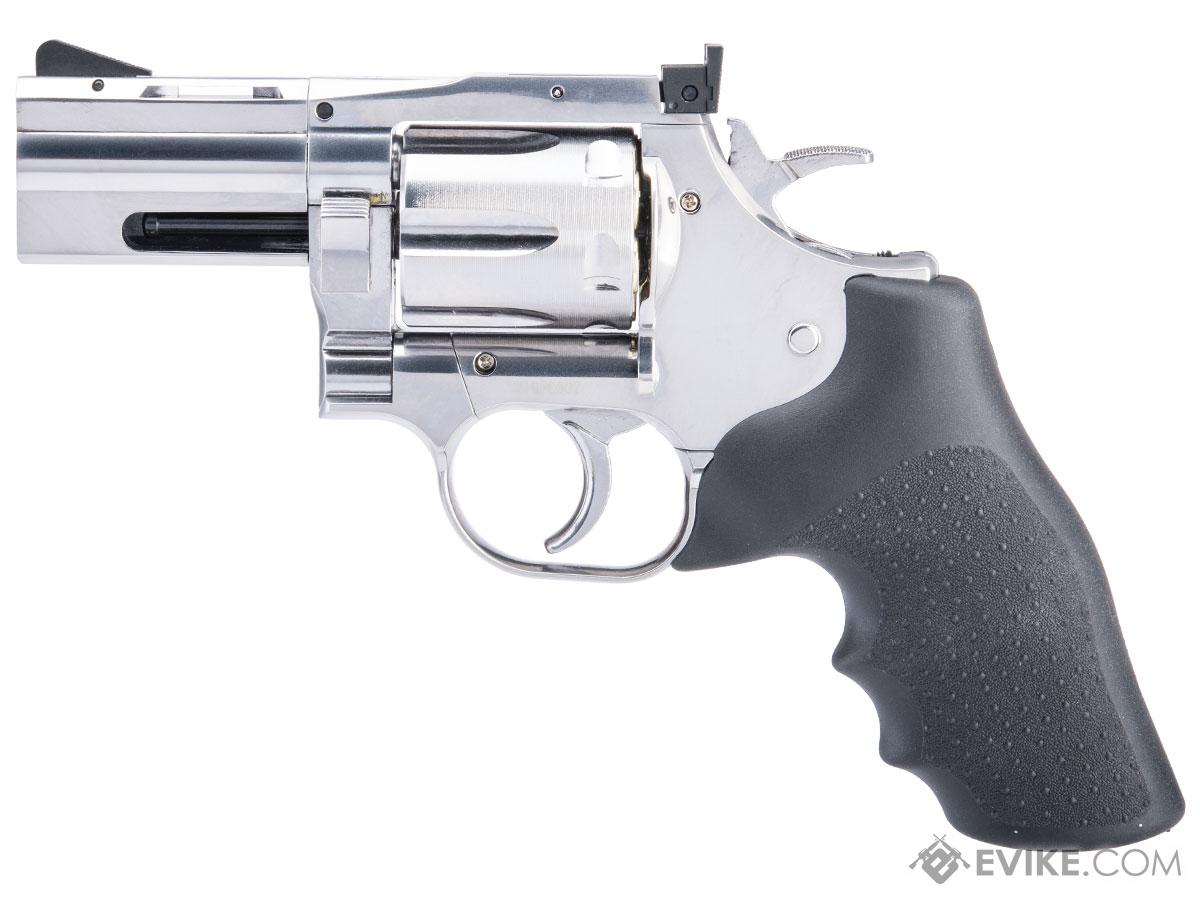 ASG Dan Wesson 715 CO2 Powered 4.5mm Airgun Revolver (Color: Silver / 2 ...
