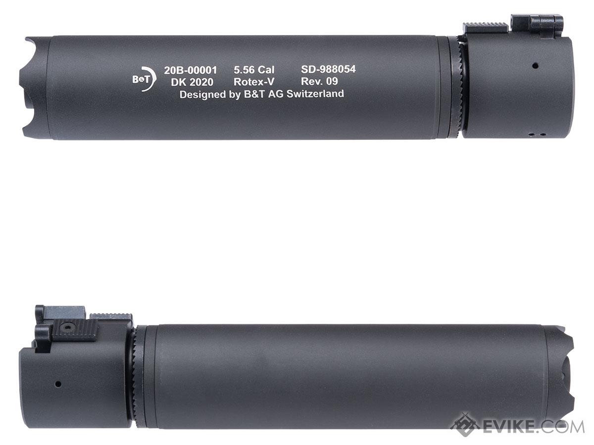 ASG B&T Licensed Rotex-V QD Mock Suppressor (Color: Black / Full Size ...