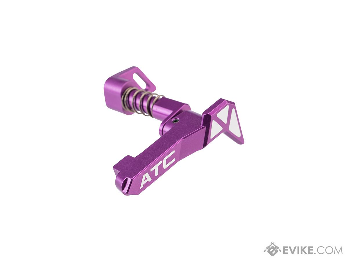 AirTac Customs Shard CNC Ambidextrous Magazine Release for M4 Airsoft AEG Rifles (Color: Purple)