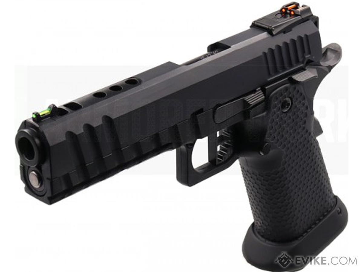 AW Custom HX1101 Full Metal Blowback 4.5mm CO2 Powered Airgun (Color: Black)