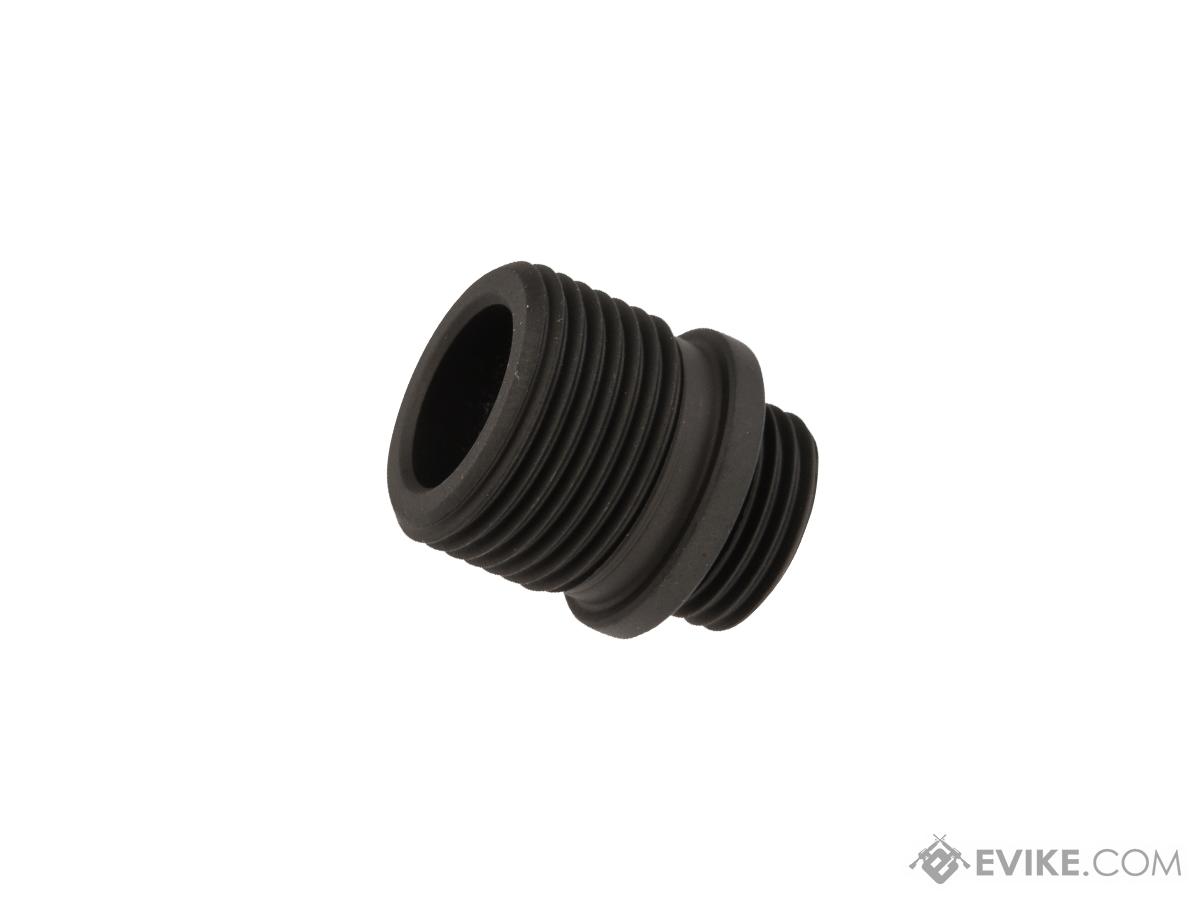 AW Custom 14mm- Threaded Adapter for GBB Pistol Outer Barrels (Color: Black)