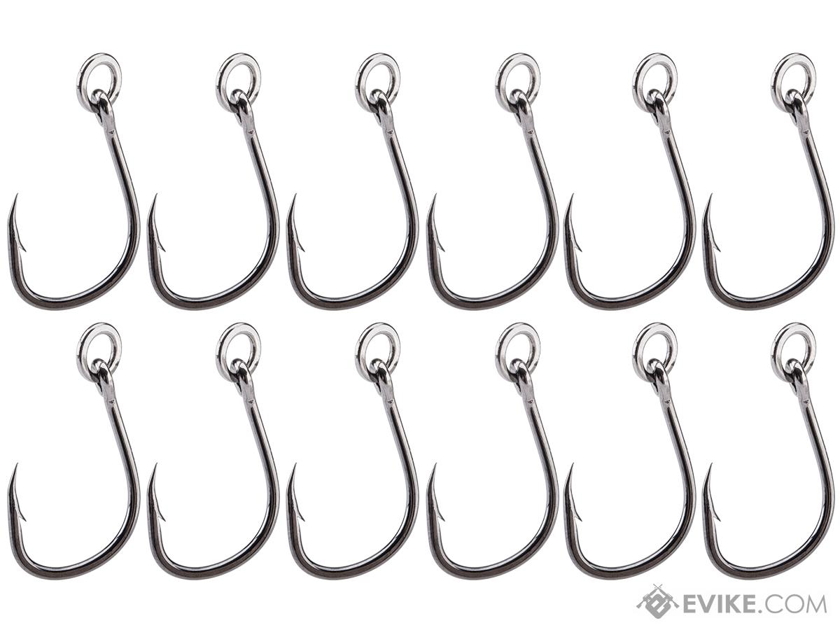 Battle Angler Saba Live Bait Ringed Fishing Hooks (Size: 1/0 / Black  Nickel), MORE, Fishing, Hooks & Weights -  Airsoft Superstore