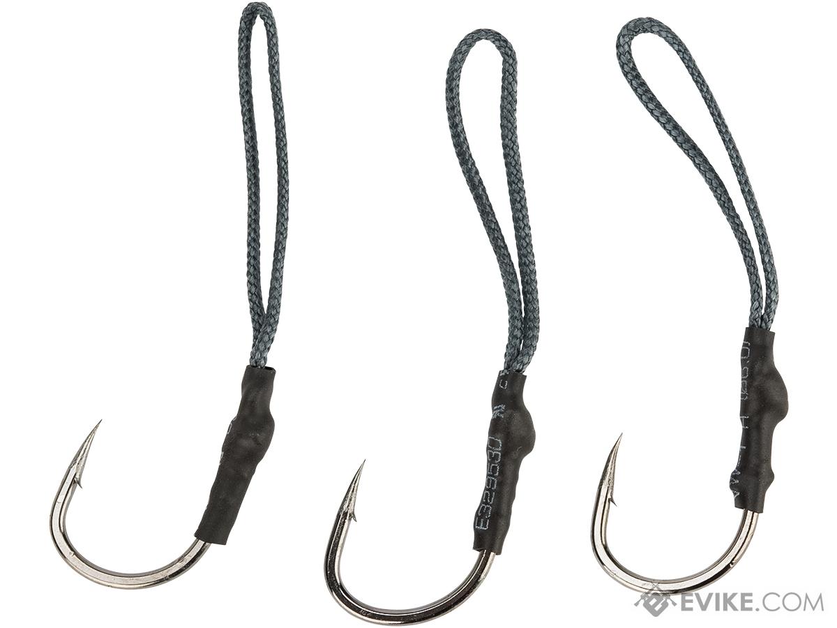20 Assist Hooks Black Stainless Steel Jigging Fishing Hook with PE