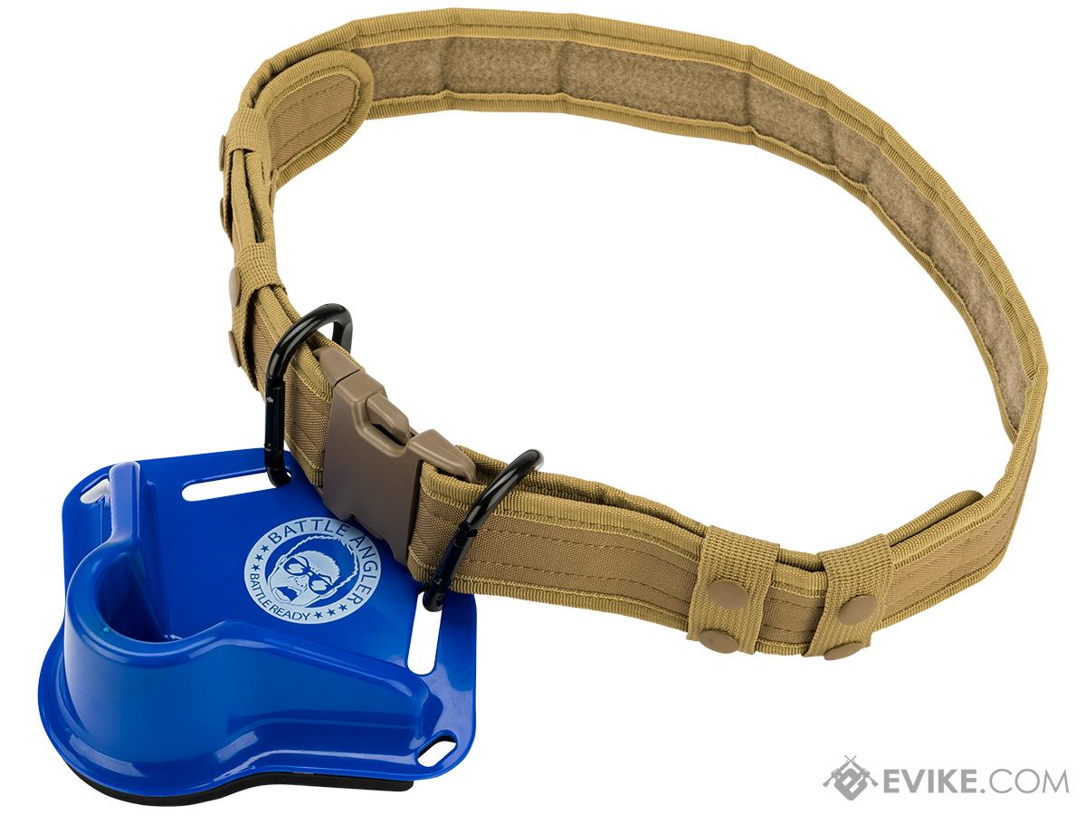 Battle Angler High Speed Operator Fishing Fighting Belt System (Model: Alpha Blue / Coyote)