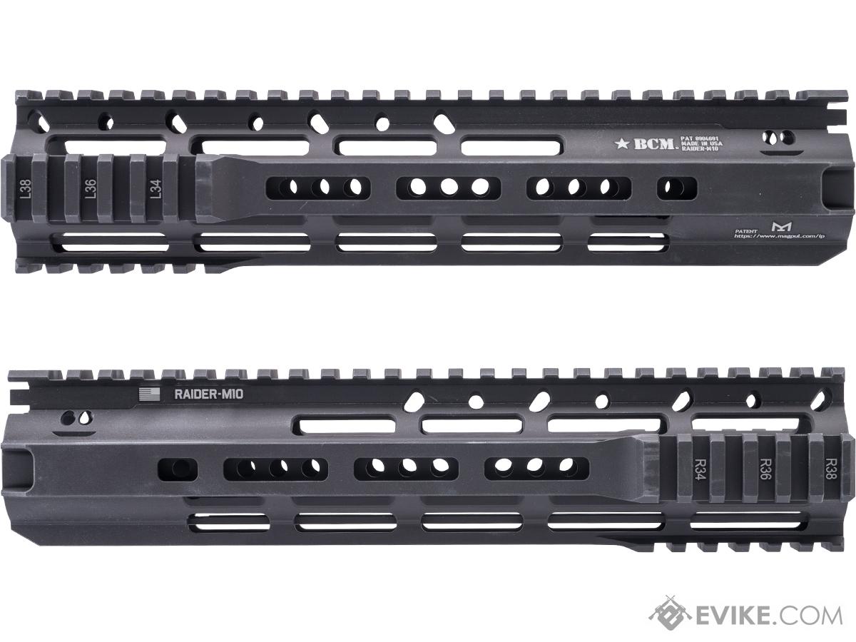 BCM Raider-M10 Modular M-LOK Rail Handguard for AR Rifles (Color: Black ...