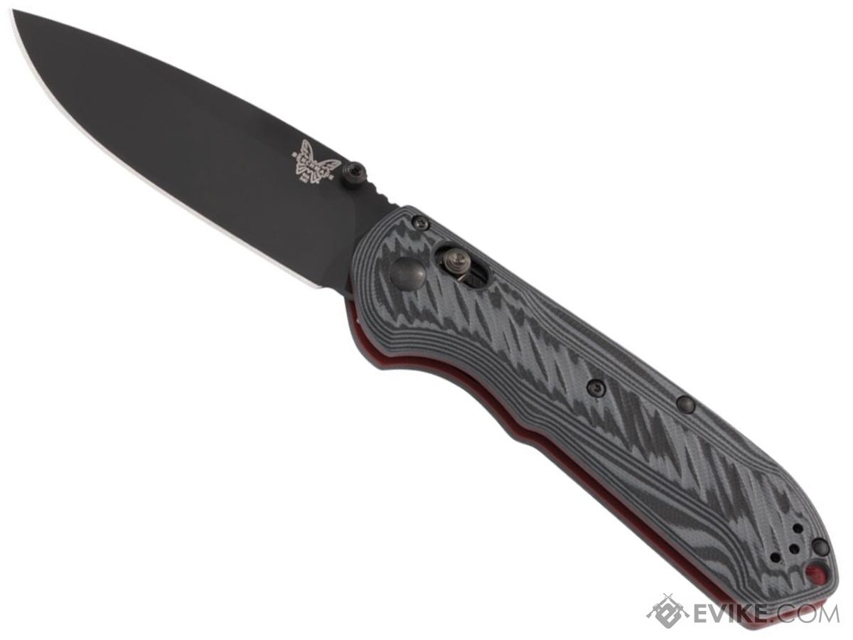 Benchmade Freek Folding Knife (Model: Drop-Point / Black Plain Edge / G10)