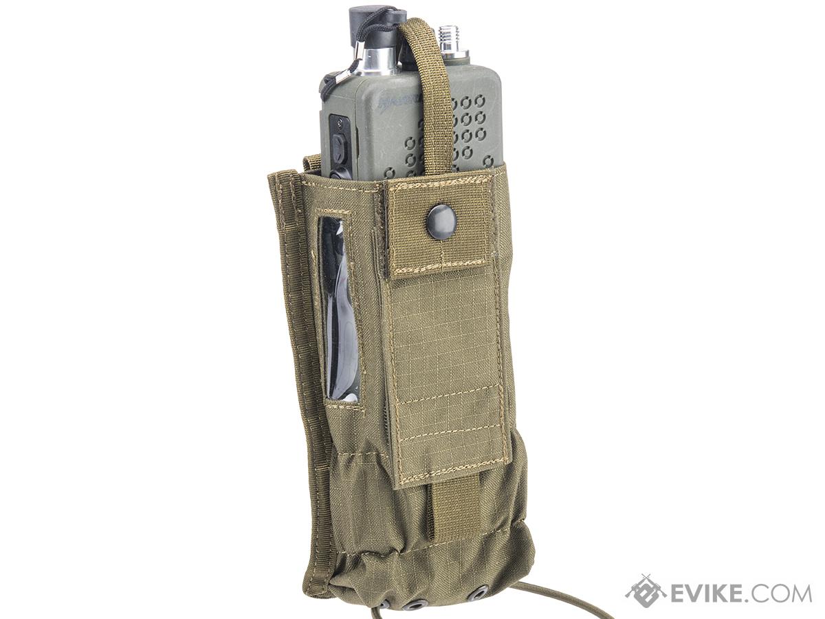 Tactical Molle Radio Pouch, With Flap