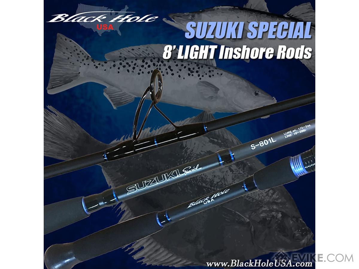 Black Hole USA Suzuki Special Light Inshore Spinning Rod (Model: 801L)