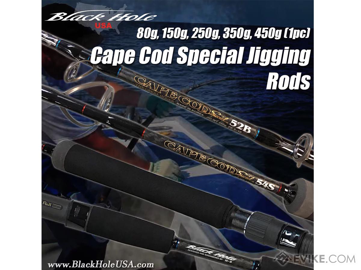 Black Hole USA Cape Cod Special One Piece Jigging Rod (Model: 350g 52B /  Spiral Conventional)