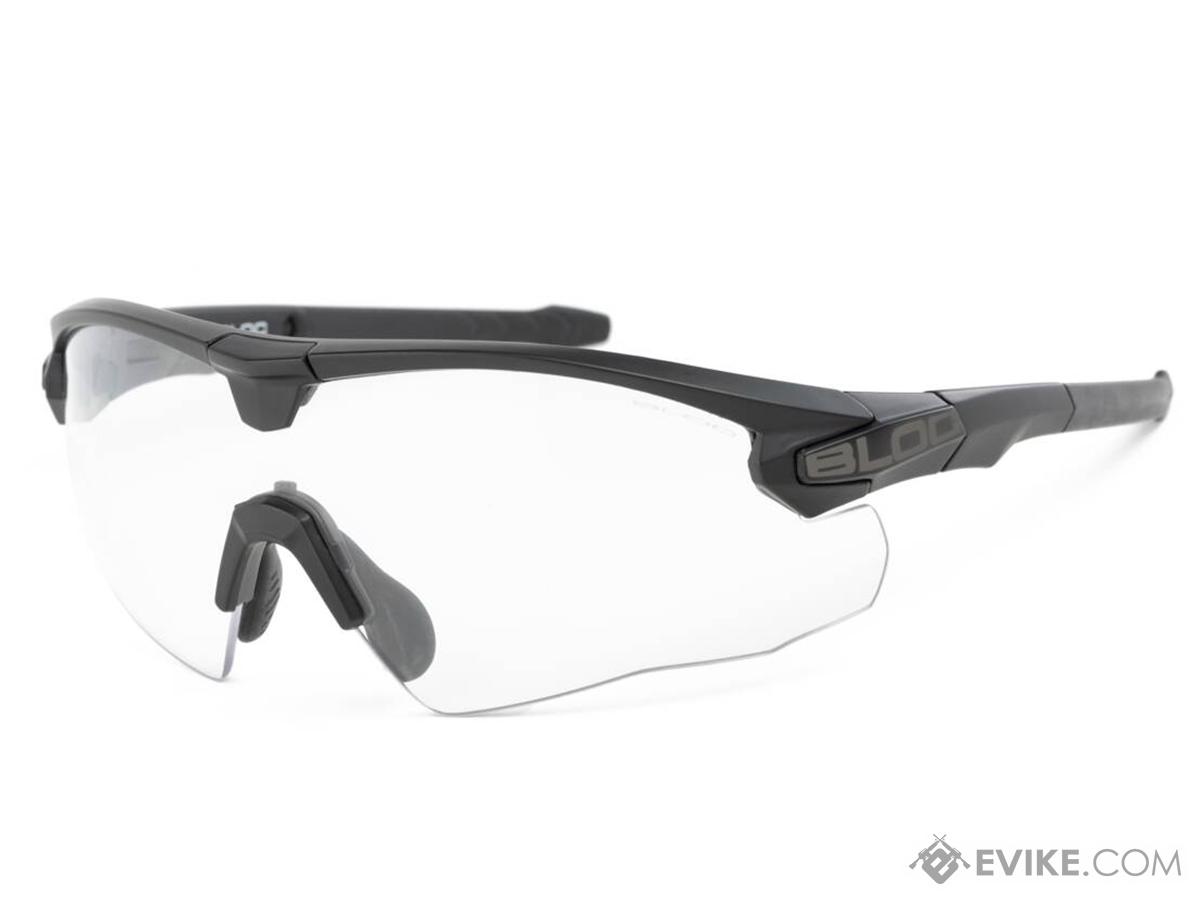 BLOC Tactical Lynx Ex Vat Glasses (Model: Black Frame / Clear Lens)