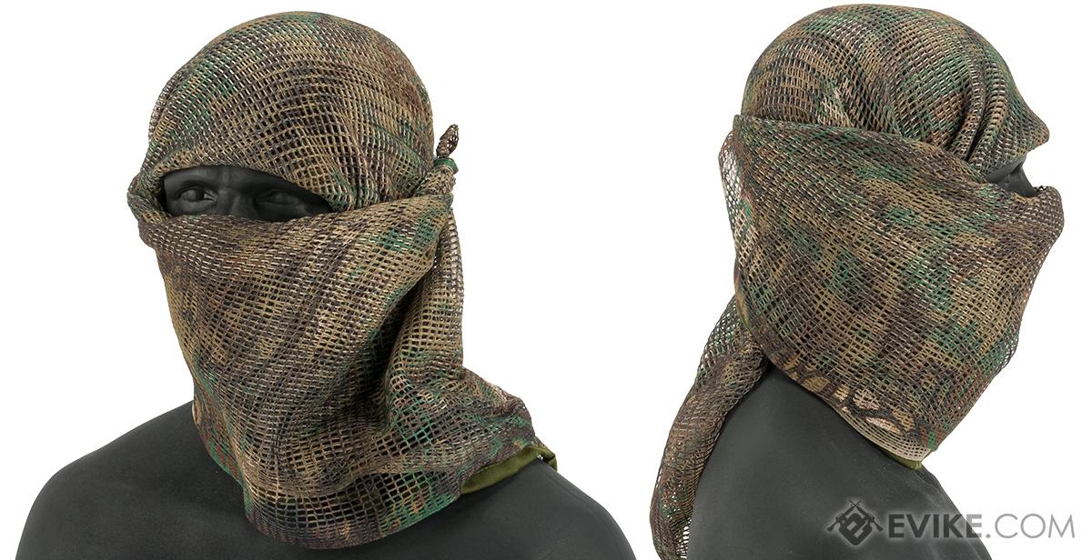 Black Owl Gear   Phantom Gear Perforated Sniper Veil (color: Jungle 