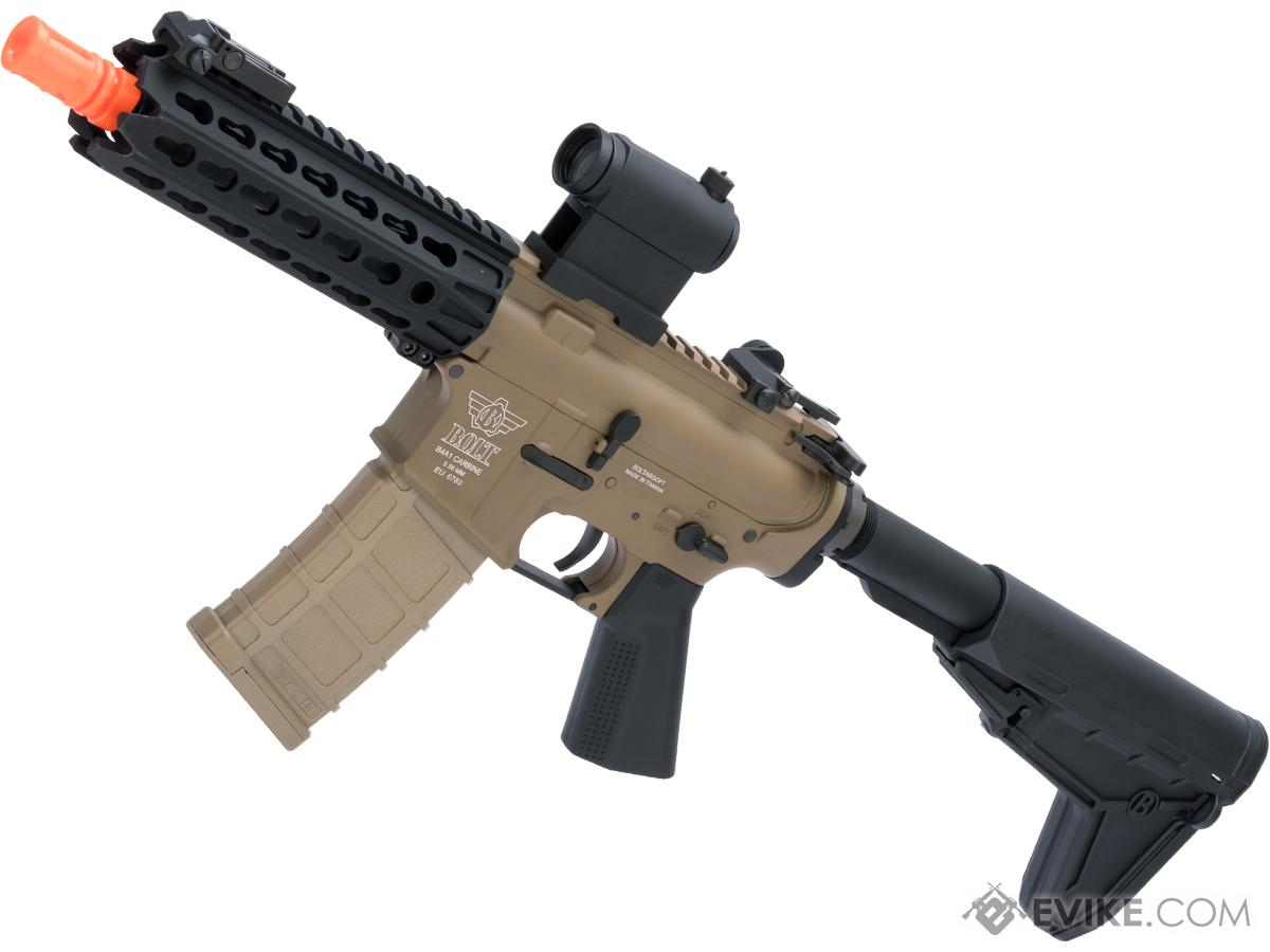 Bolt Airsoft B4 Keymod Rebel B R S S Ebb Airsoft Aeg Rifle Color Tan