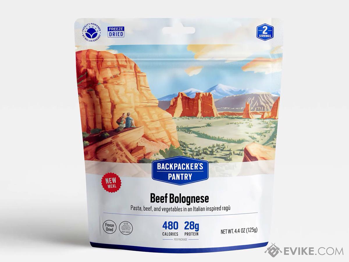 Backpacker's Pantry Freeze Dried Camping Food (Model: Lunch & Dinner / Beef Bolognese)