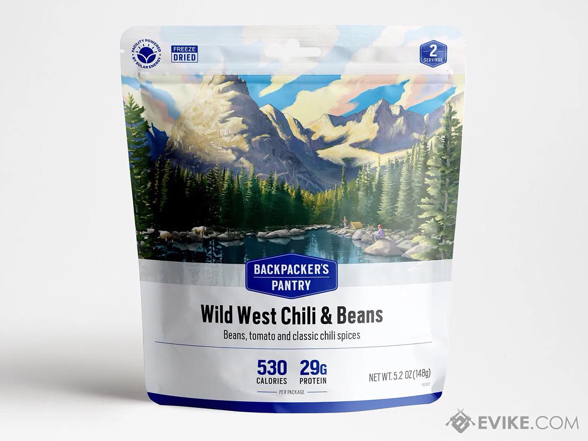 Backpacker's Pantry Freeze Dried Camping Food (Model: Lunch & Dinner / Wild West Chili & Beans)