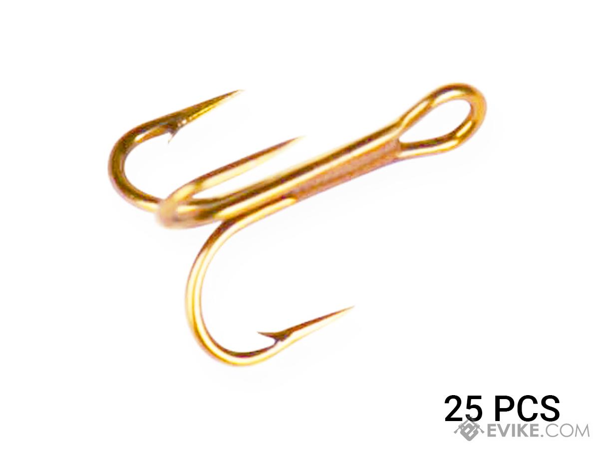 Mustad Classic Treble Fishing Hook (Size: 10 / Gold), MORE