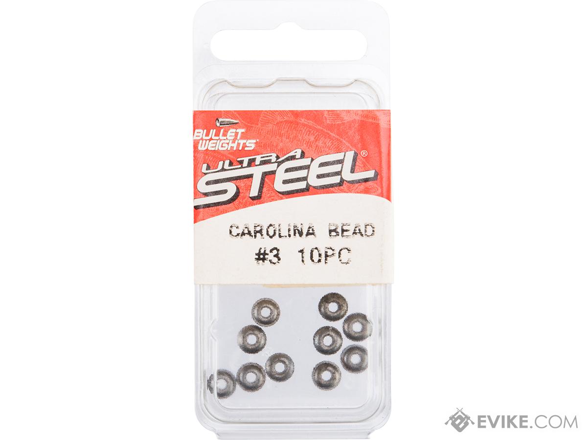 Bullet Weights Ultra Steel Carolina Beads (Size: #1 / 10 Pack)