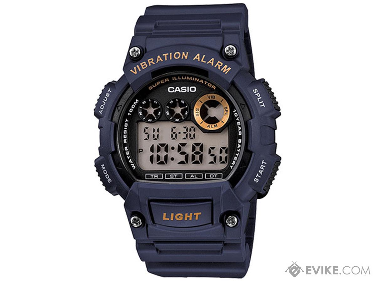 Casio Sports Series W735H Digital Watch (Color: Blue)