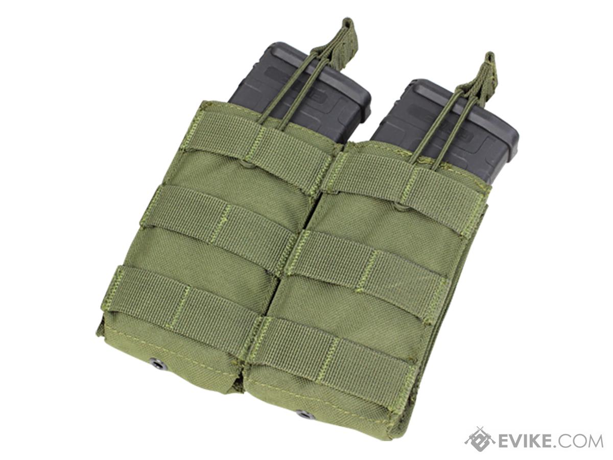 Condor Tactical Open Top Double AR15 / M4 / M16 / 5.56 NATO Magazine Pouch (Color: OD Green)